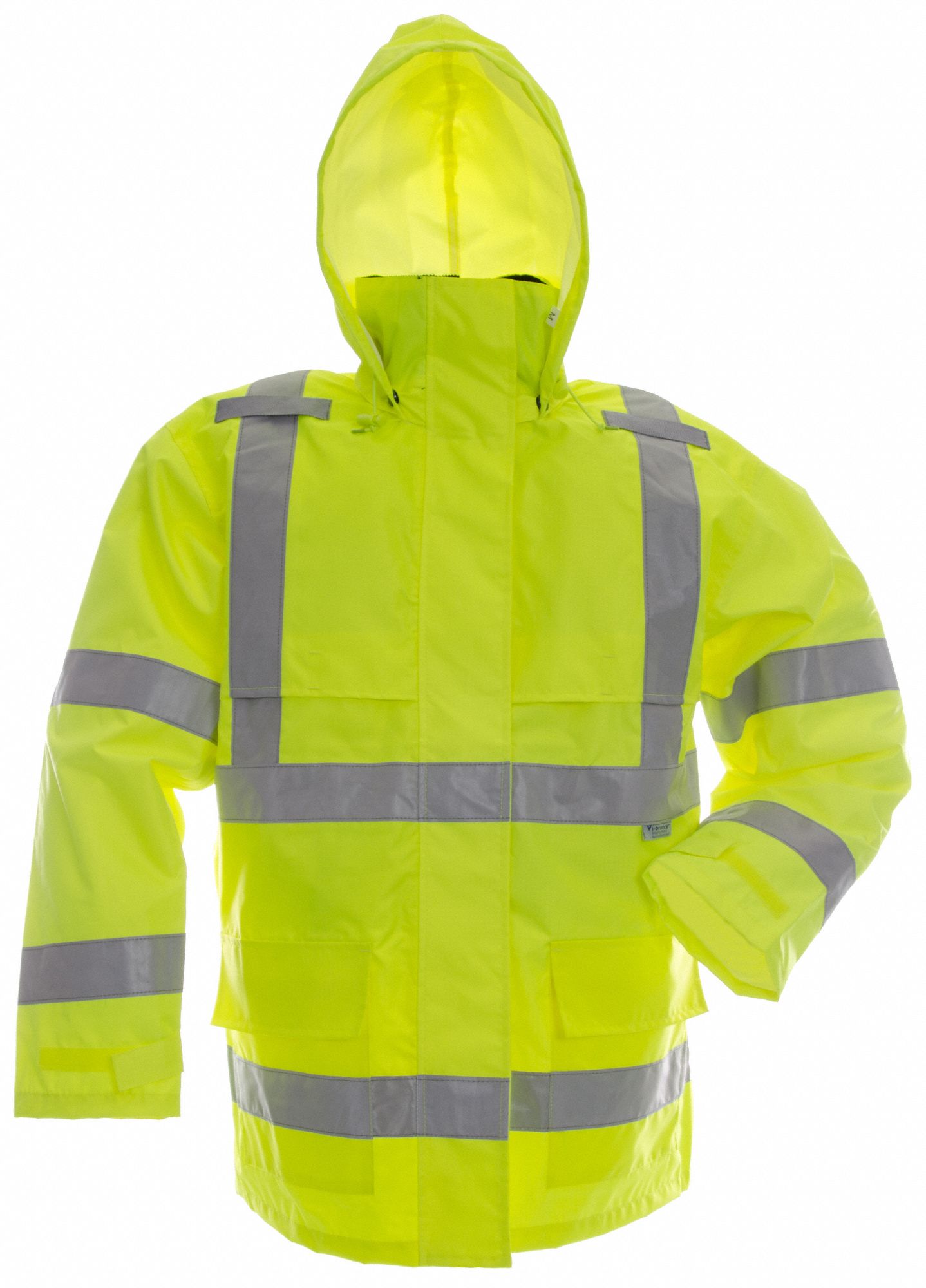 H7524 Rain Jacket Class 3 Type R Ylw/Grn XL