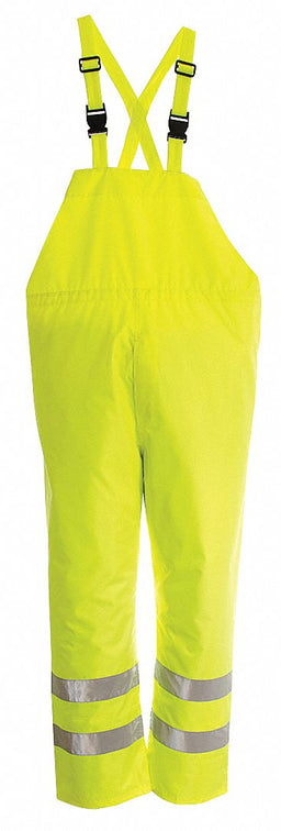 H7529 Rain Bib Overall Class E Yellow/Green L