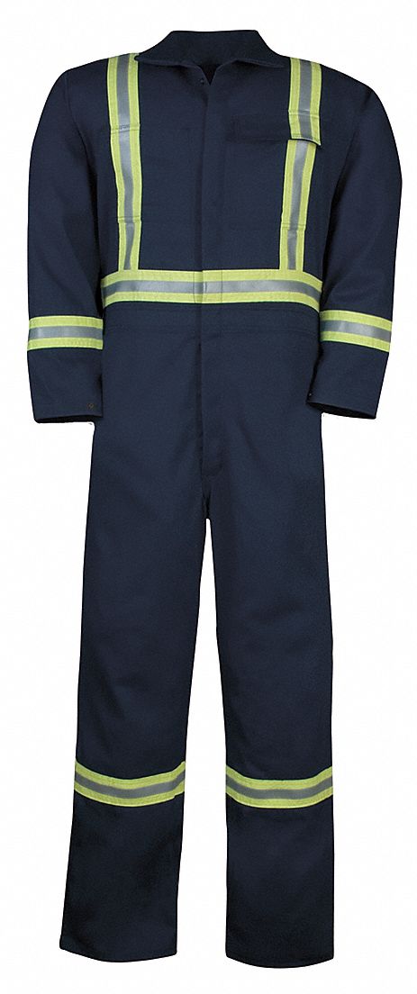 FR Coverall with Reflective Tape XL