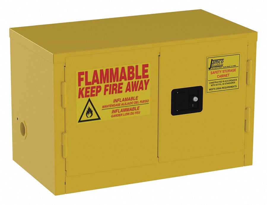 Flammable Safety Cabinet 11 gal Yellow