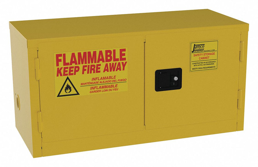 Flammable Safety Cabinet 6 gal Yellow