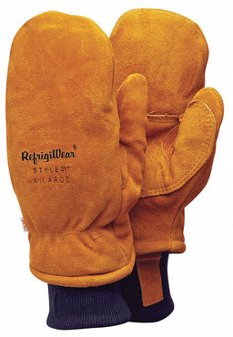 Leather Gloves Gold M PR