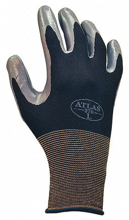 H5472 Coated Gloves Black/Gray 2XL PR