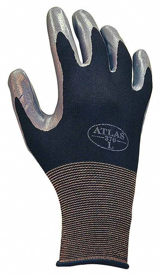 H5472 Coated Gloves Black/Gray 2XL PR