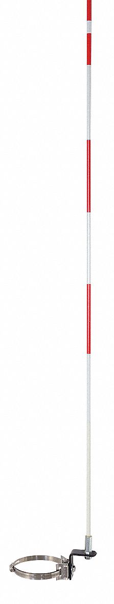 Fiberglass Utility Marker 6 ft Fibrglss