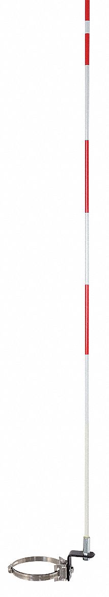 Fiberglass Utility Marker 7 ft Fibrglss