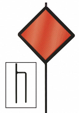 Reflective Driveway Marker Red 48 H PK12