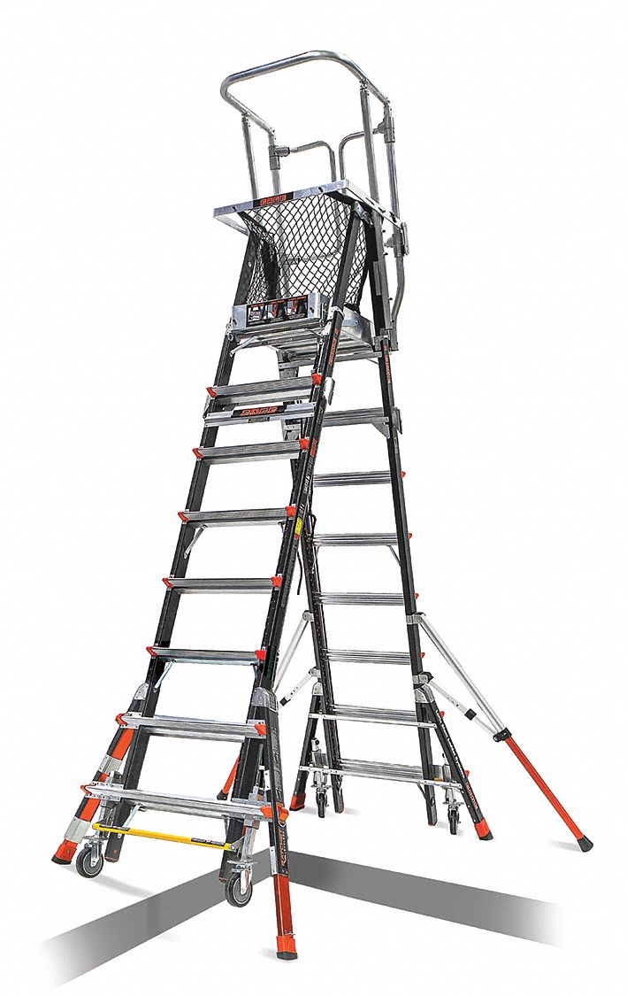 Platform Stepladder Ladder 14 ft 375 lb