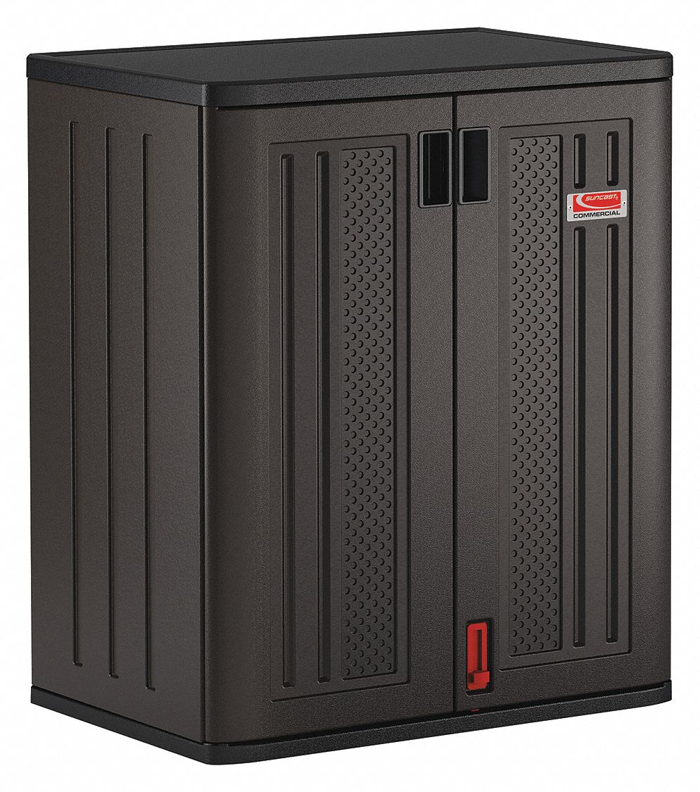 Strg Cab 36 x30 x20 1/4 Gray 2Shlv