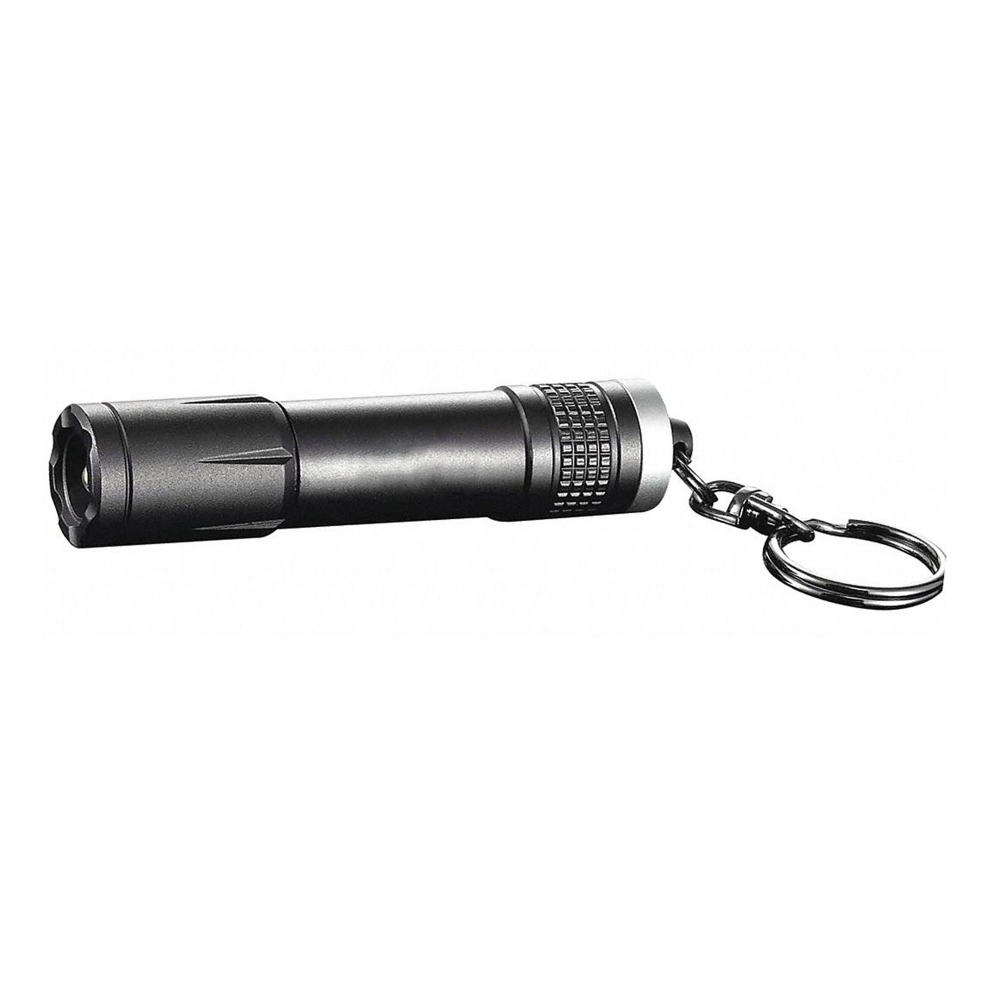 Keychain Flashlight Aluminum Black 20lm