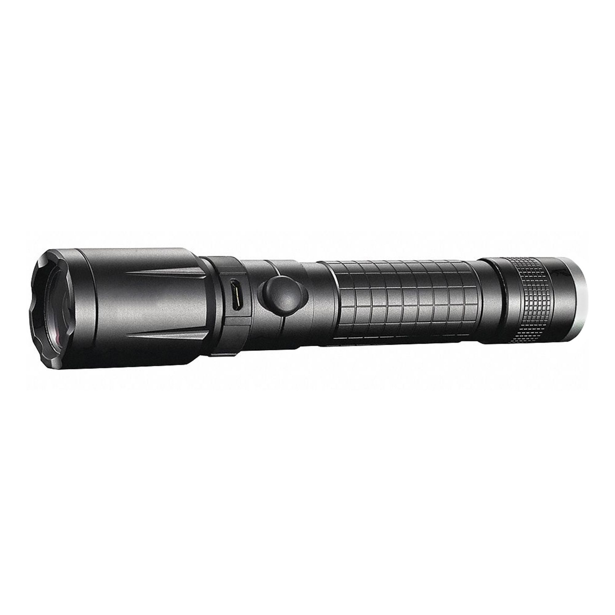 Handheld Flashlight Aluminum Black 750lm
