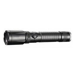 Handheld Flashlight Aluminum Black 750lm