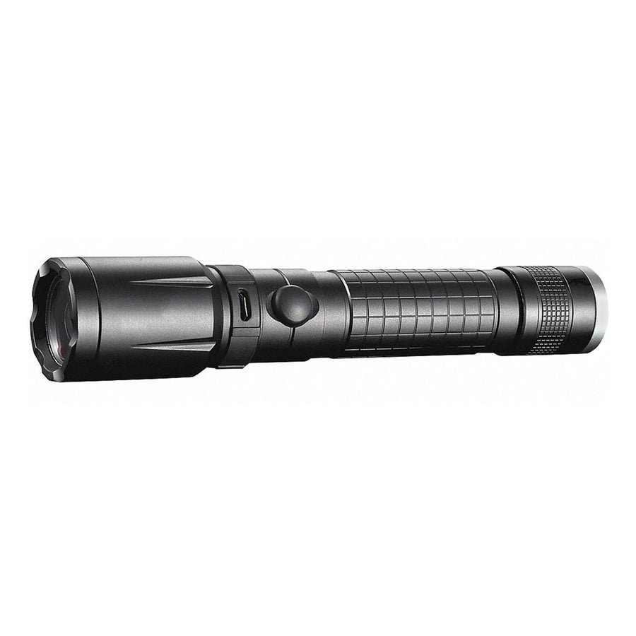 Handheld Flashlight Aluminum Black 750lm