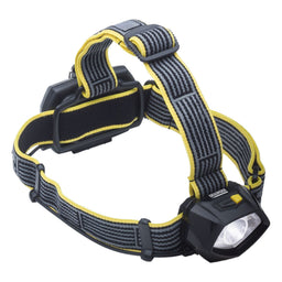 Headlamp Plastic Black Yellow 343lm