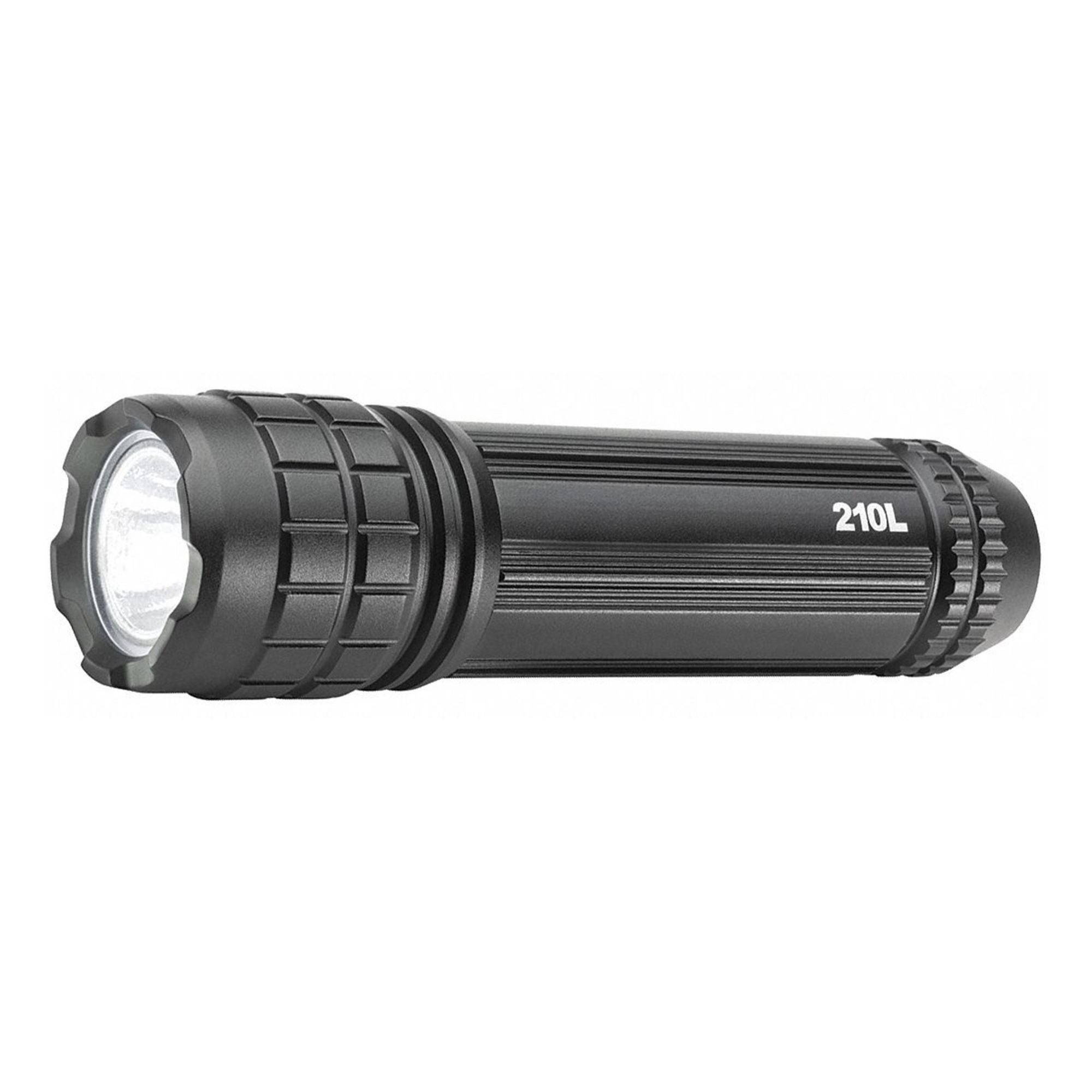 Mini Flashlight Aluminum Black 210lm