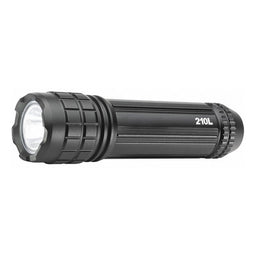 Mini Flashlight Aluminum Black 210lm