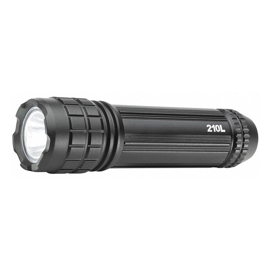 Mini Flashlight Aluminum Black 210lm