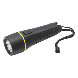 Handheld Flashlight Plastic Black 211lm