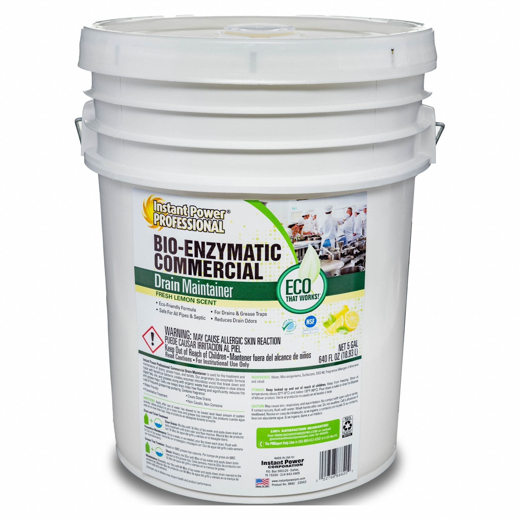 Commercial Drain Cleaner Bkt 5 gal Liq