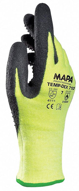 Heat Resistant Gloves Nitrile Ylw 7 PR