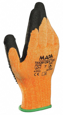 Heat Resistant Gloves Nitrile Orng 7 PR