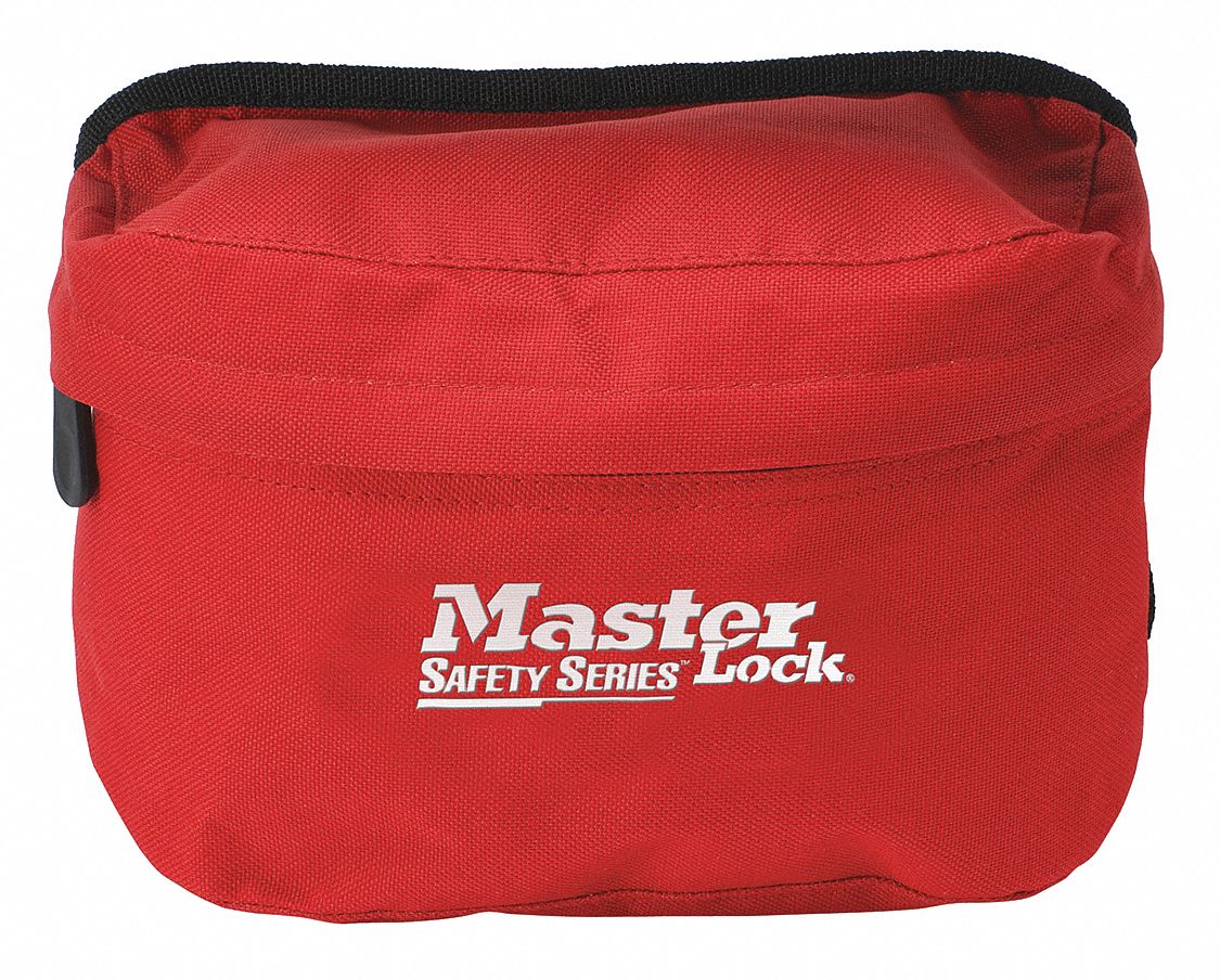Lockout Pouch Unfilled Bag Red