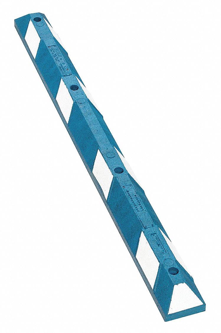 Car Stop Blue/White 4 H x 72 L