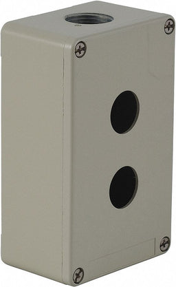 PushButtonEnclosure 22mm 2Hole DiCstZinc