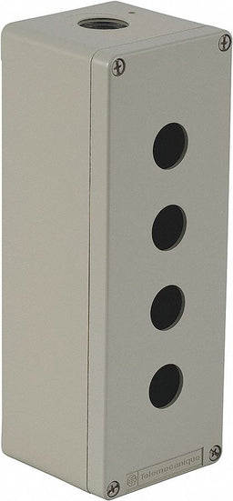 PushButtonEnclosure 22mm 4Hole DiCstZinc