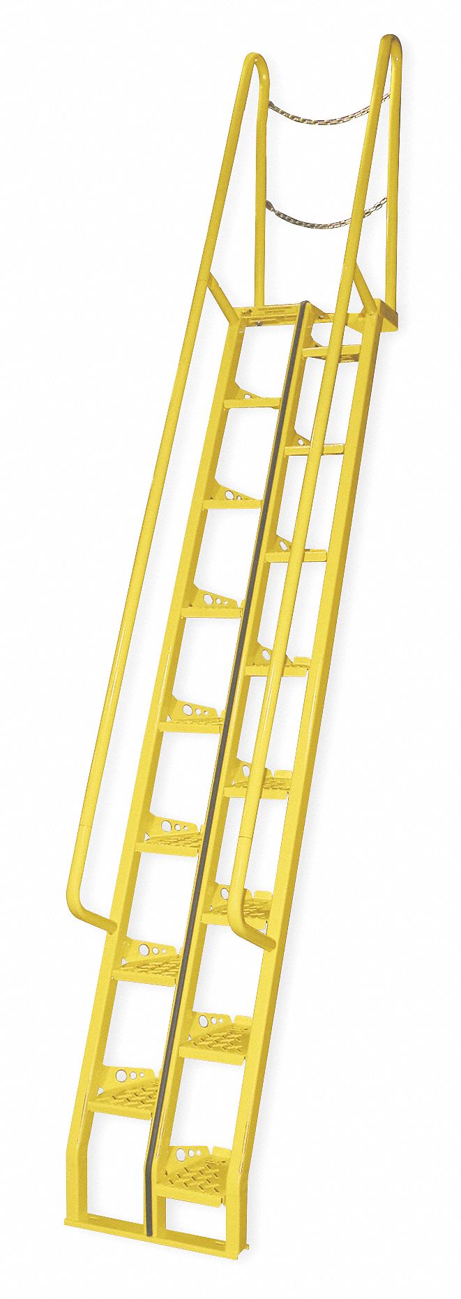 Alternating Tread Stairs WlkThru 10 ft.H