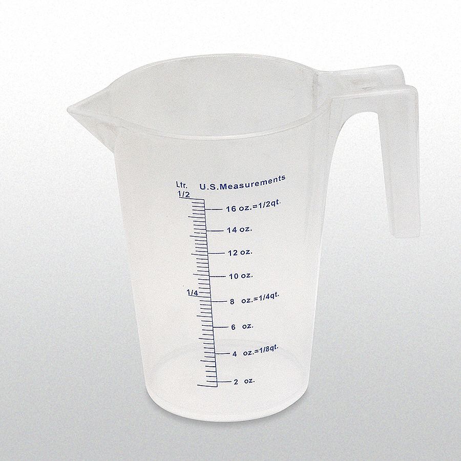Measuring Container 0.5 qt Lip
