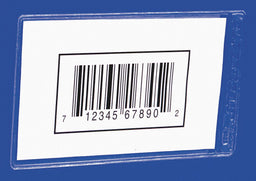 Label Holder Clear Slide-In