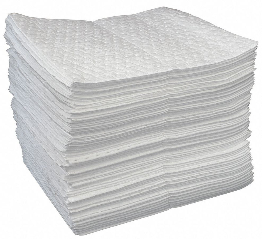 Absorb Pad Oil-Based Liquids White PK100