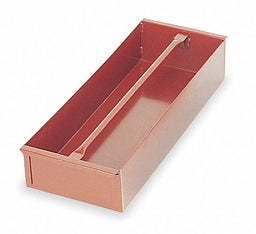 Brown Tote Tray 8 in x 22 3/16 in