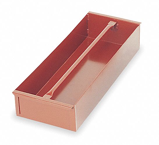 Brown Tote Tray 8 in x 22 3/16 in