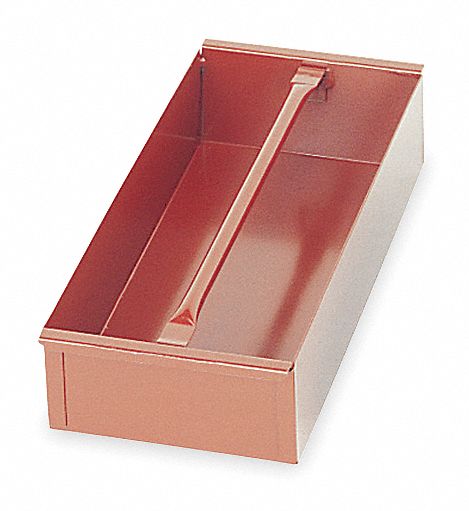 Brown Tote Tray 8 in x 18 3/16 in