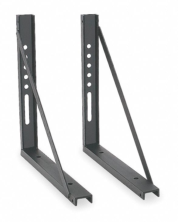 Mounting Bracket 18 in W Steel Black PR