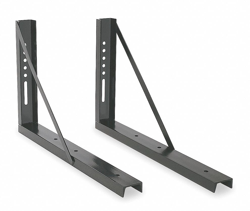 Mounting Bracket 18 in W Steel Black PR
