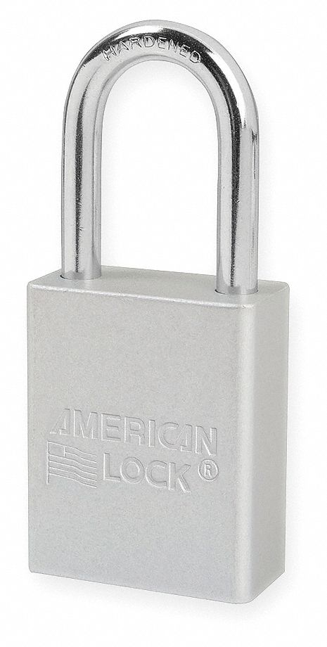 D1919 Lockout Padlock KA Silver 1-7/8 H