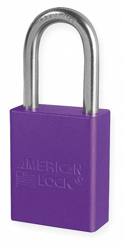D1918 Lockout Padlock KD Purple 1-7/8 H