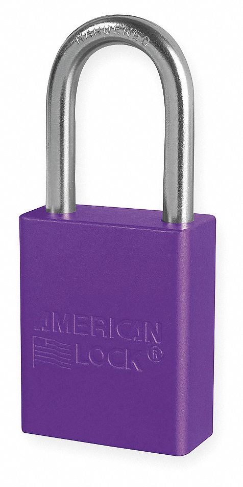 D1919 Lockout Padlock KA Purple 1-7/8 H
