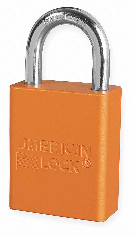 D1917 Lockout Padlock KA Orange 1-7/8 H
