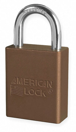 D1917 Lockout Padlock KA Brown 1-7/8 H