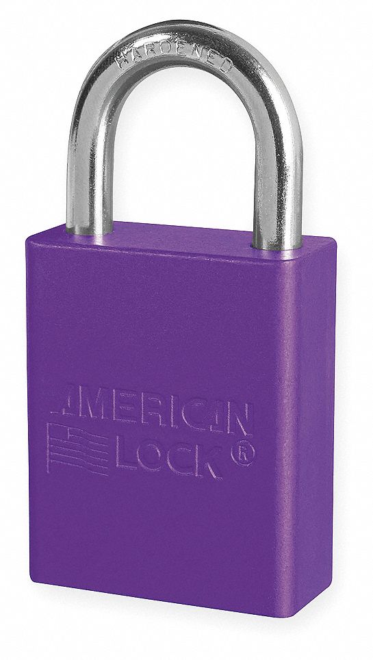 D1916 Lockout Padlock KD Purple 1-7/8 H