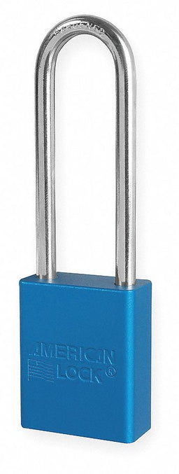 E0163 Lockout Padlock KD Blue 1-7/8 H