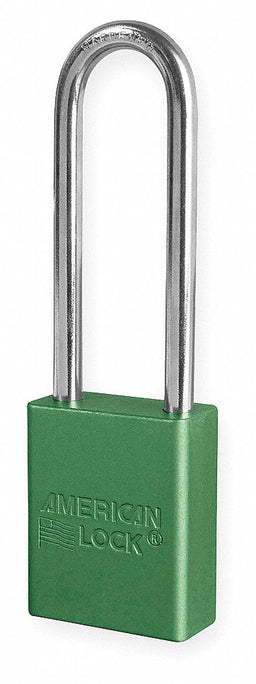 D8965 Lockout Padlock KA Green 1-7/8 H