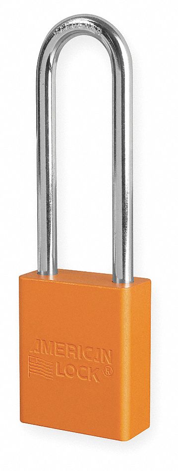 D8965 Lockout Padlock KA Orange 1-7/8 H
