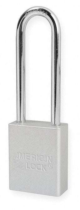 E0163 Lockout Padlock KD Silver 1-7/8 H