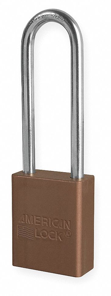 E0163 Lockout Padlock KD Brown 1-7/8 H