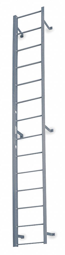 Fixed Ladder 14 ft 3 In H Steel